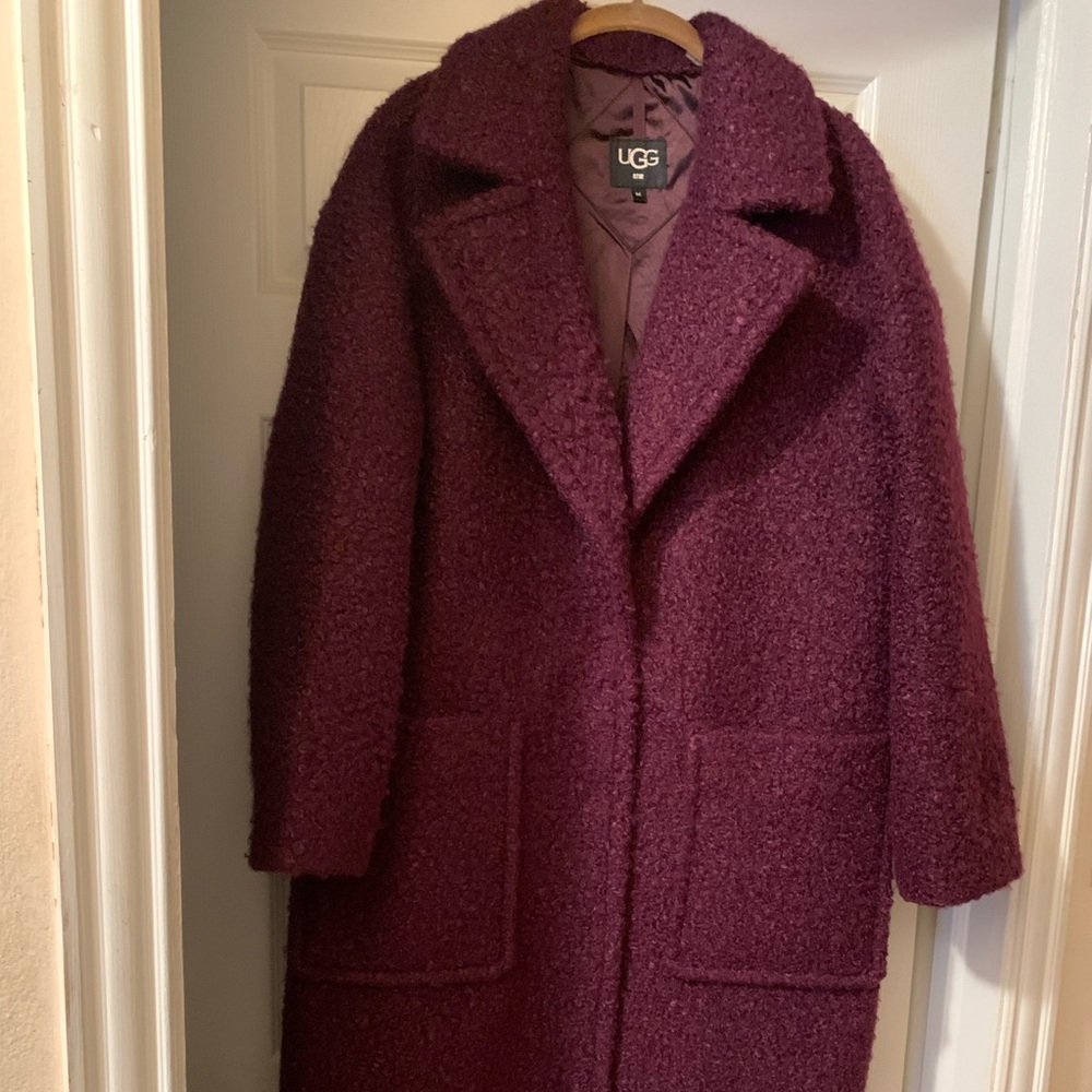 Women's Burgundy Hattie Ugg oversized coat
